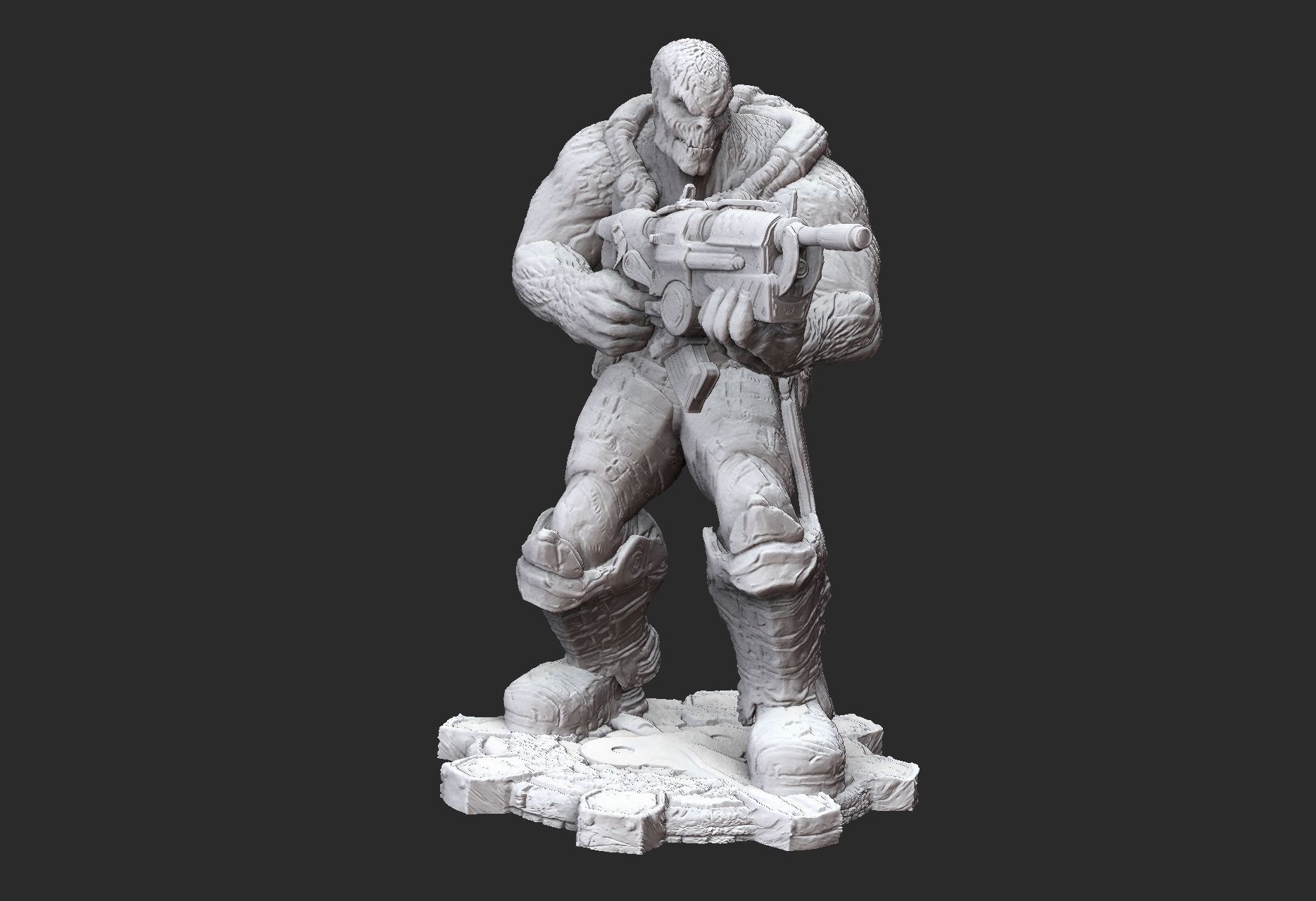 Locust Drone Gears of War 3D Model STL File 3D Print
