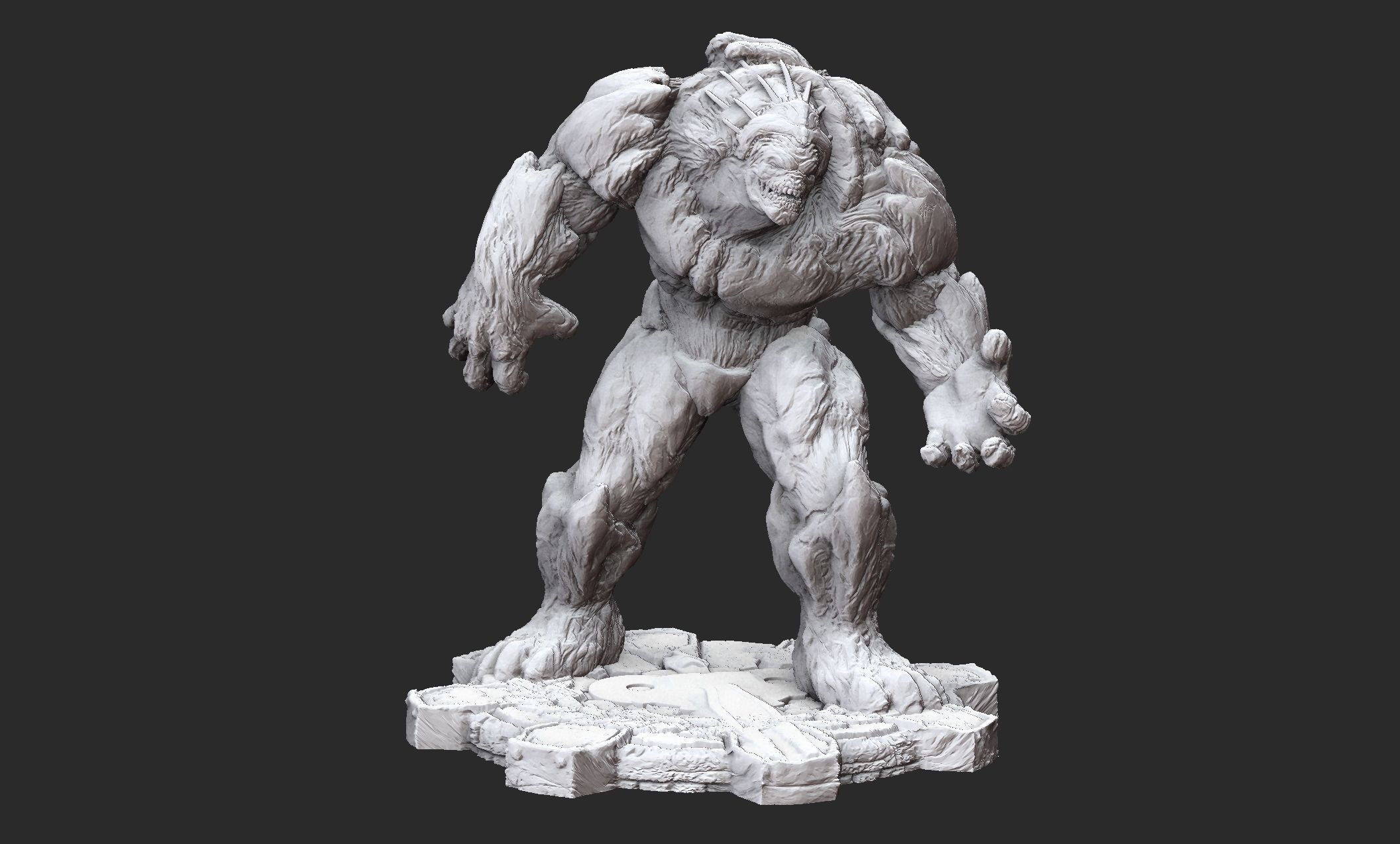 Berserker Gears of War 3D Model STL File 3D Print 3D model 3D printable STL