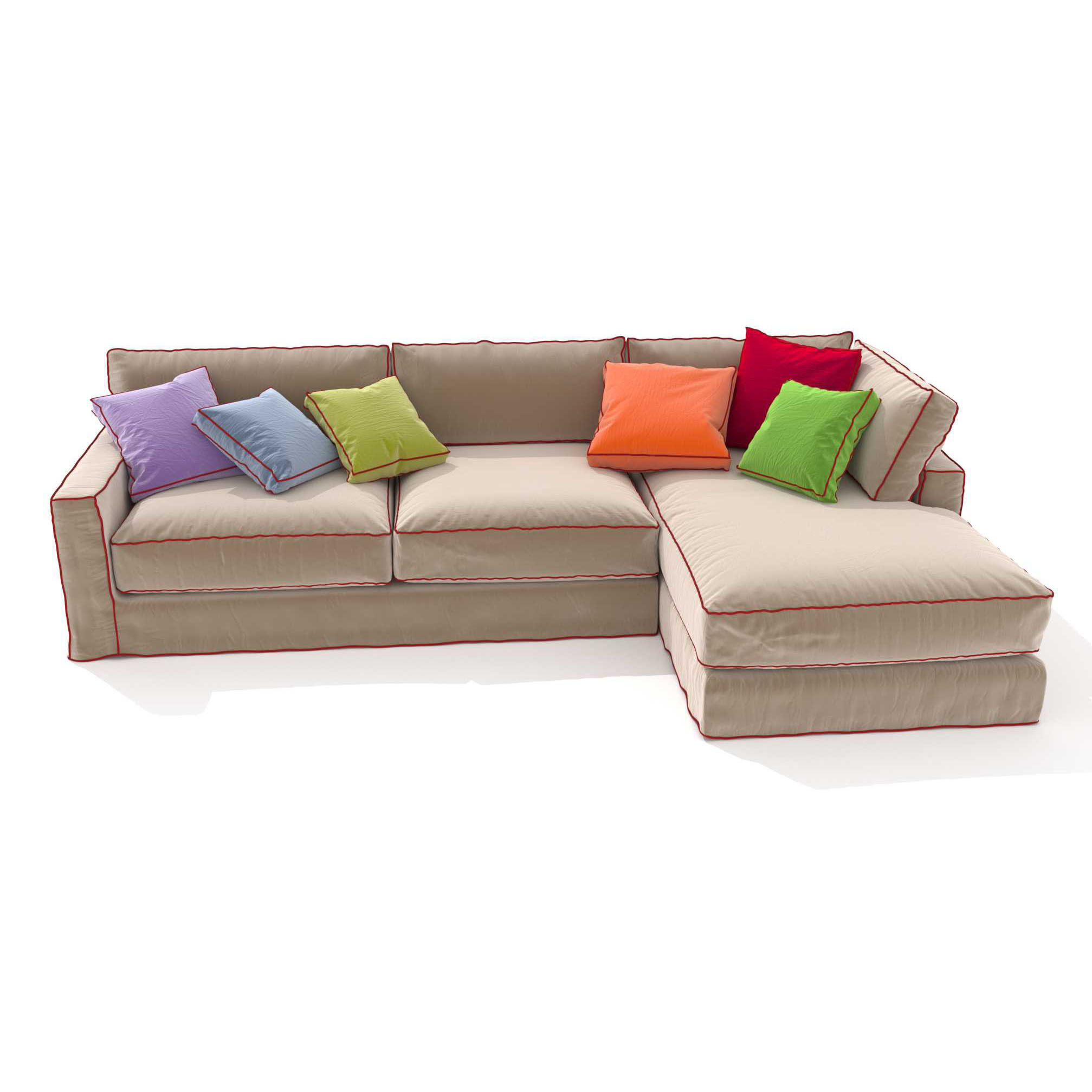 LONG ISLAND CORNER COMPOSITION Sofa ROCHE BOBOIS 3D model CGTrader