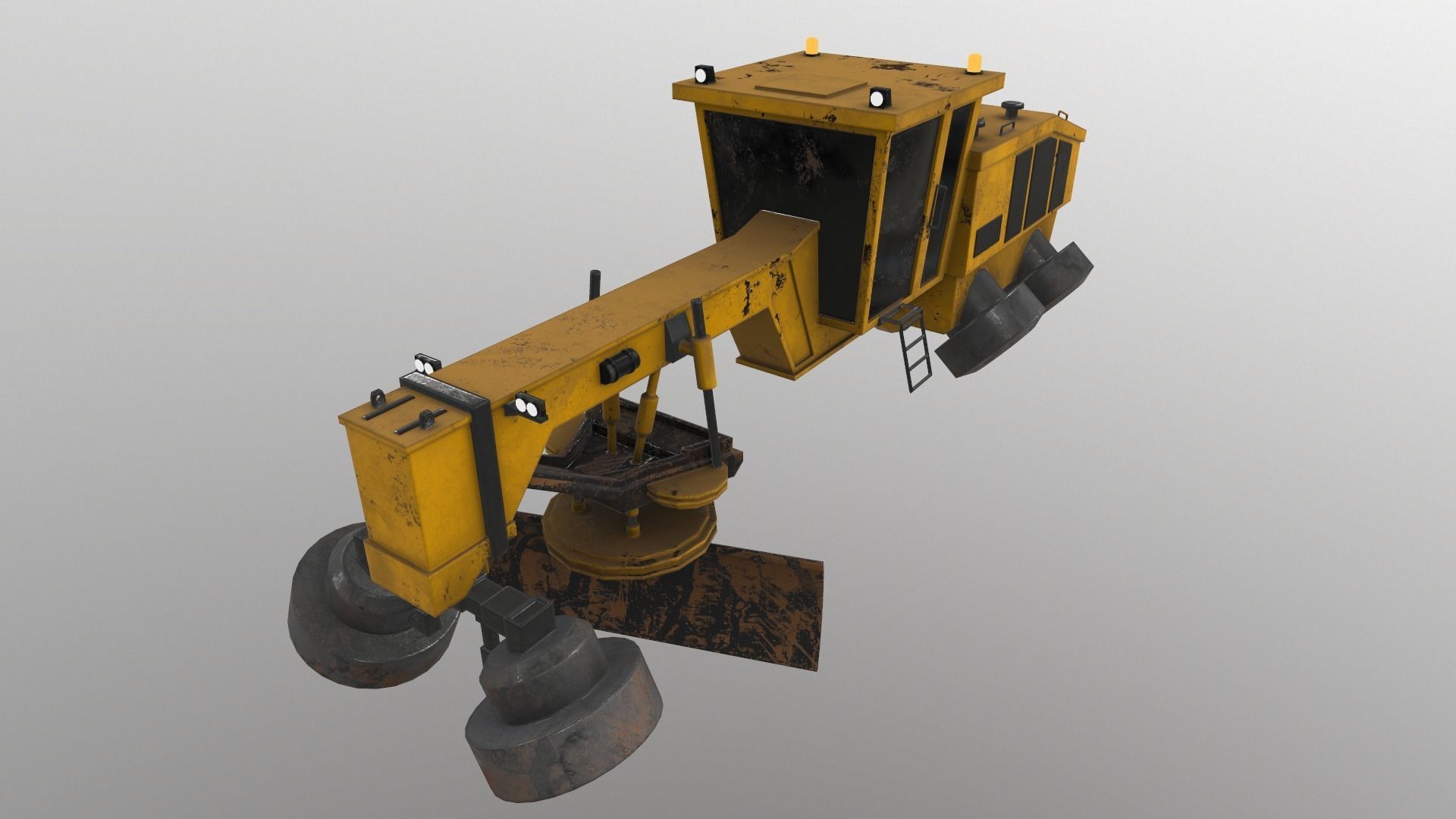 3D Asset Cyberpunk Work Machines 04 CGTrader