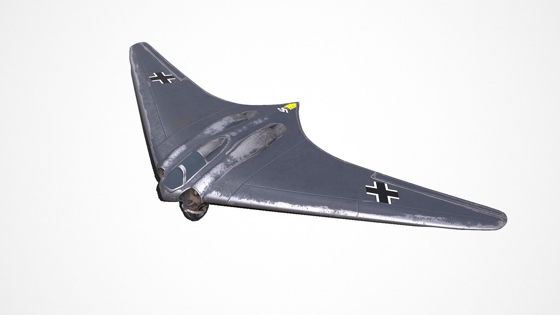 Horten Ho 229 Low Poly Pbr 3d Model Cgtrader