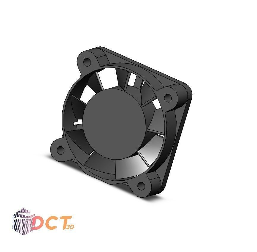 cooling fan 3D printable model CGTrader