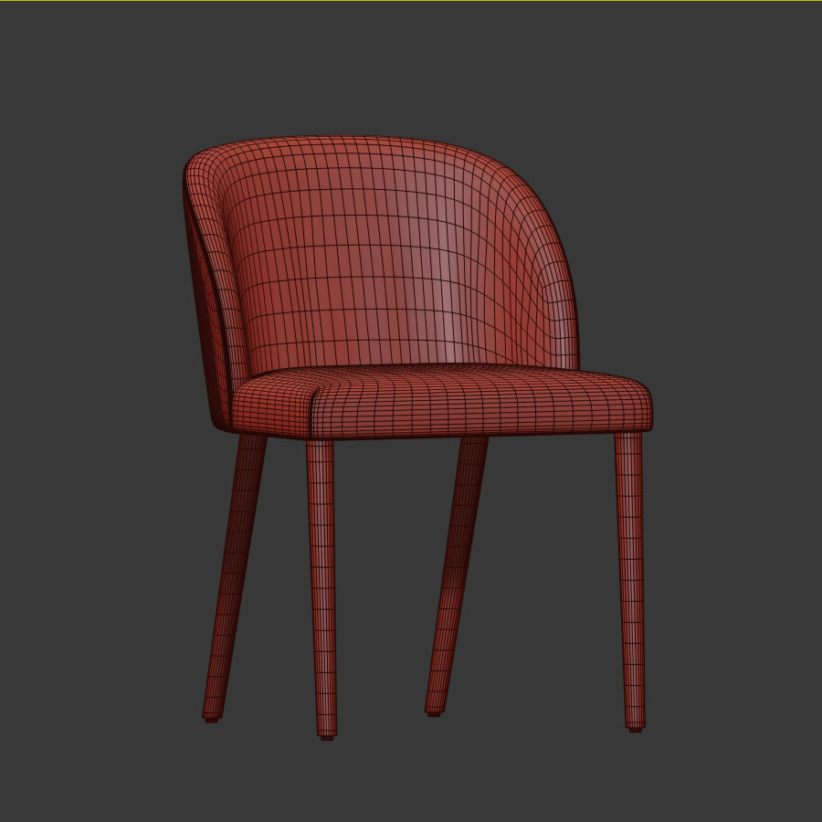 Crate and Barrel Camille Chair 3D model | CGTrader
