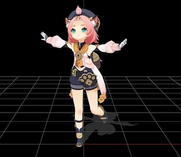 Diona - Genshin Impact 3D model 3D printable | CGTrader