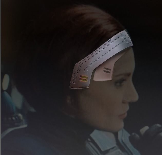 BoKatan Headband ready for 3D print The Mandalorian armor 3D model 3D