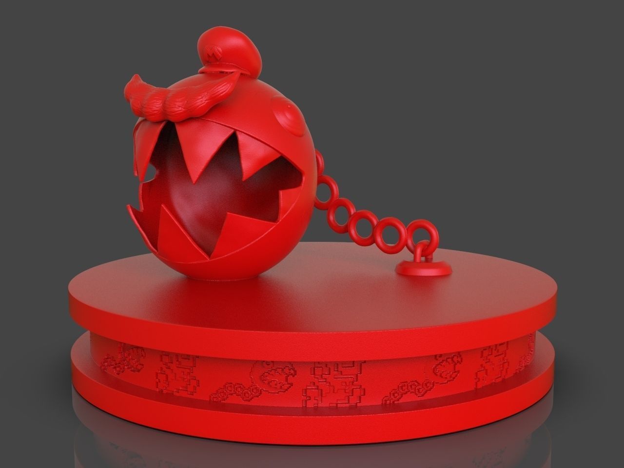Mario Chomp from Super Mario Odyssey plus timelapse