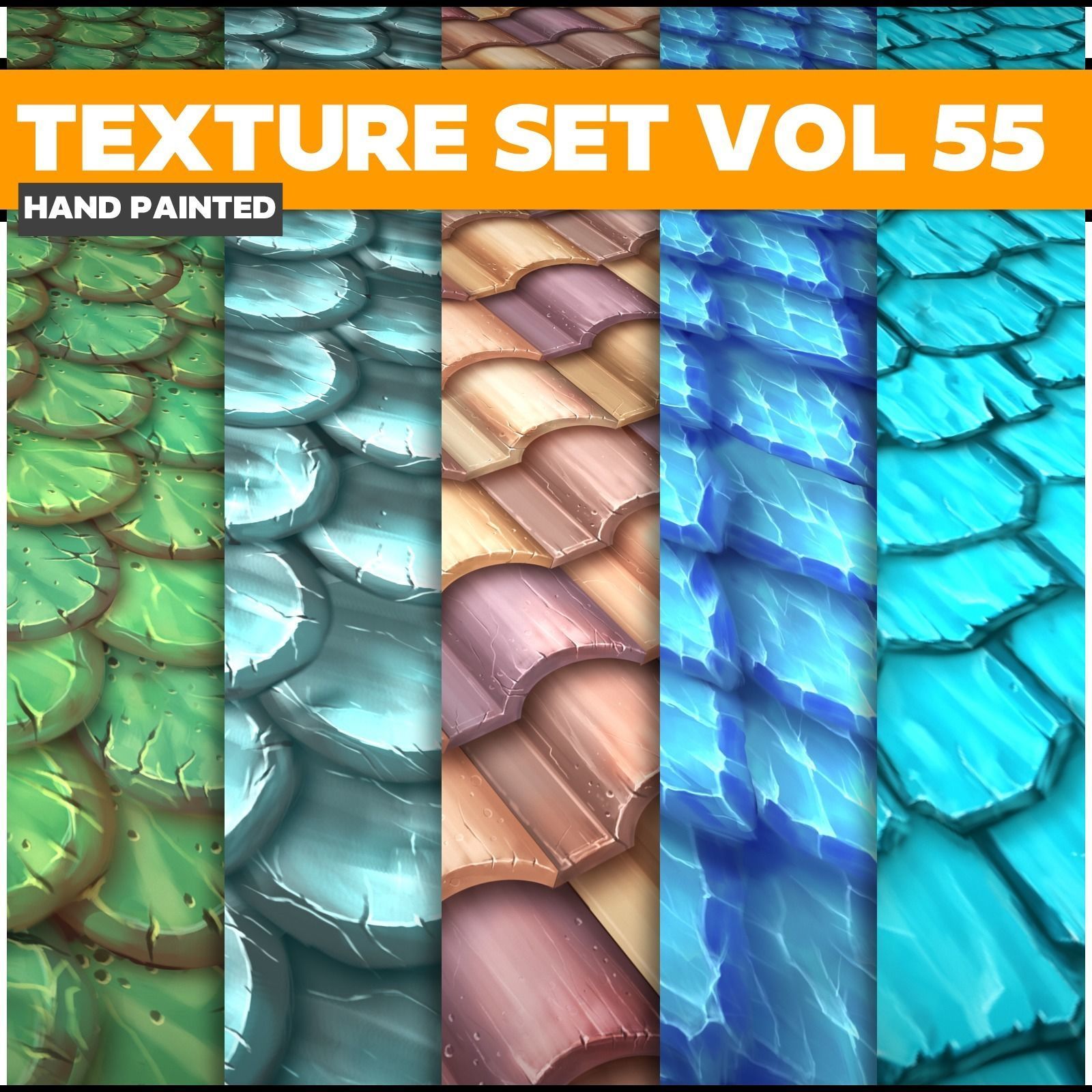 Roof Vol 55 - Game PBR Textures