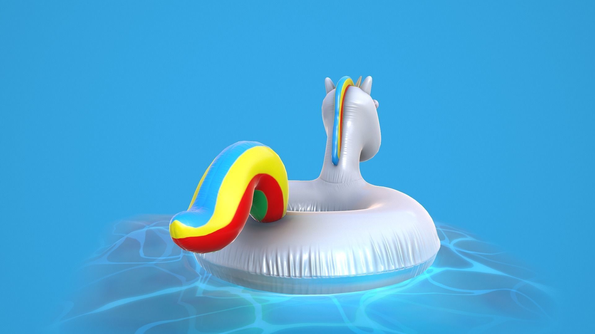 3D model Inflatable Unicorn VR / AR / low-poly | CGTrader