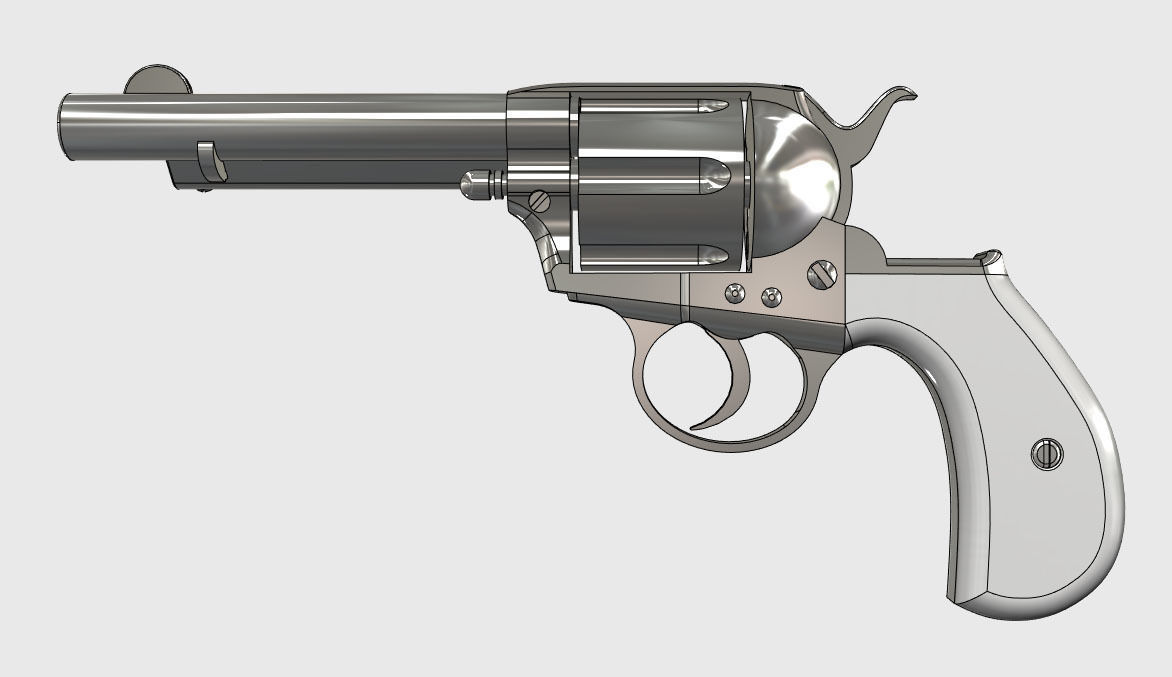 Colt Lightning Doc Holliday 3D model 3D printable | CGTrader