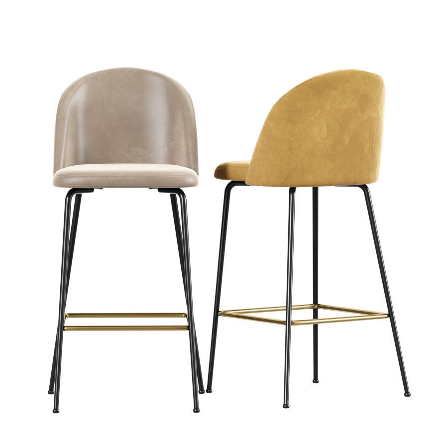 Chip Bar Stool 3D model CGTrader
