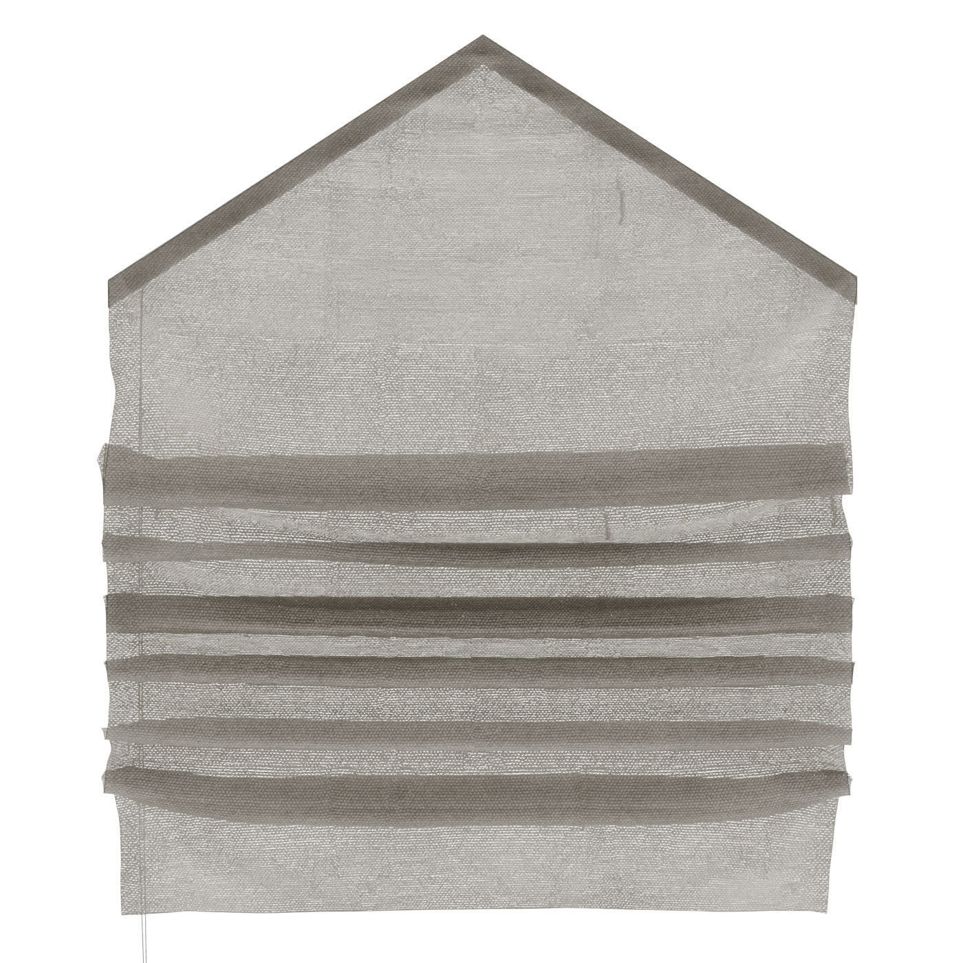 Roman blinds on triangular windows 3D model CGTrader