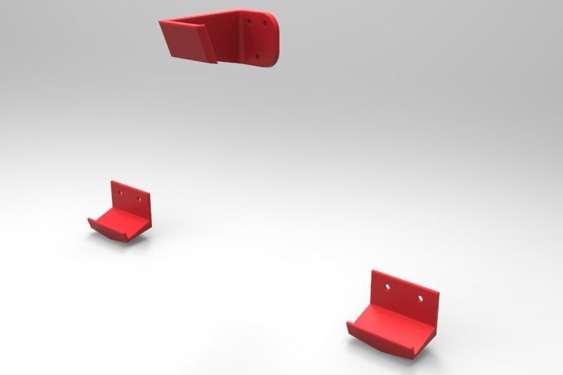 Bicycle Wall Mount 3D model 3D printable CGTrader