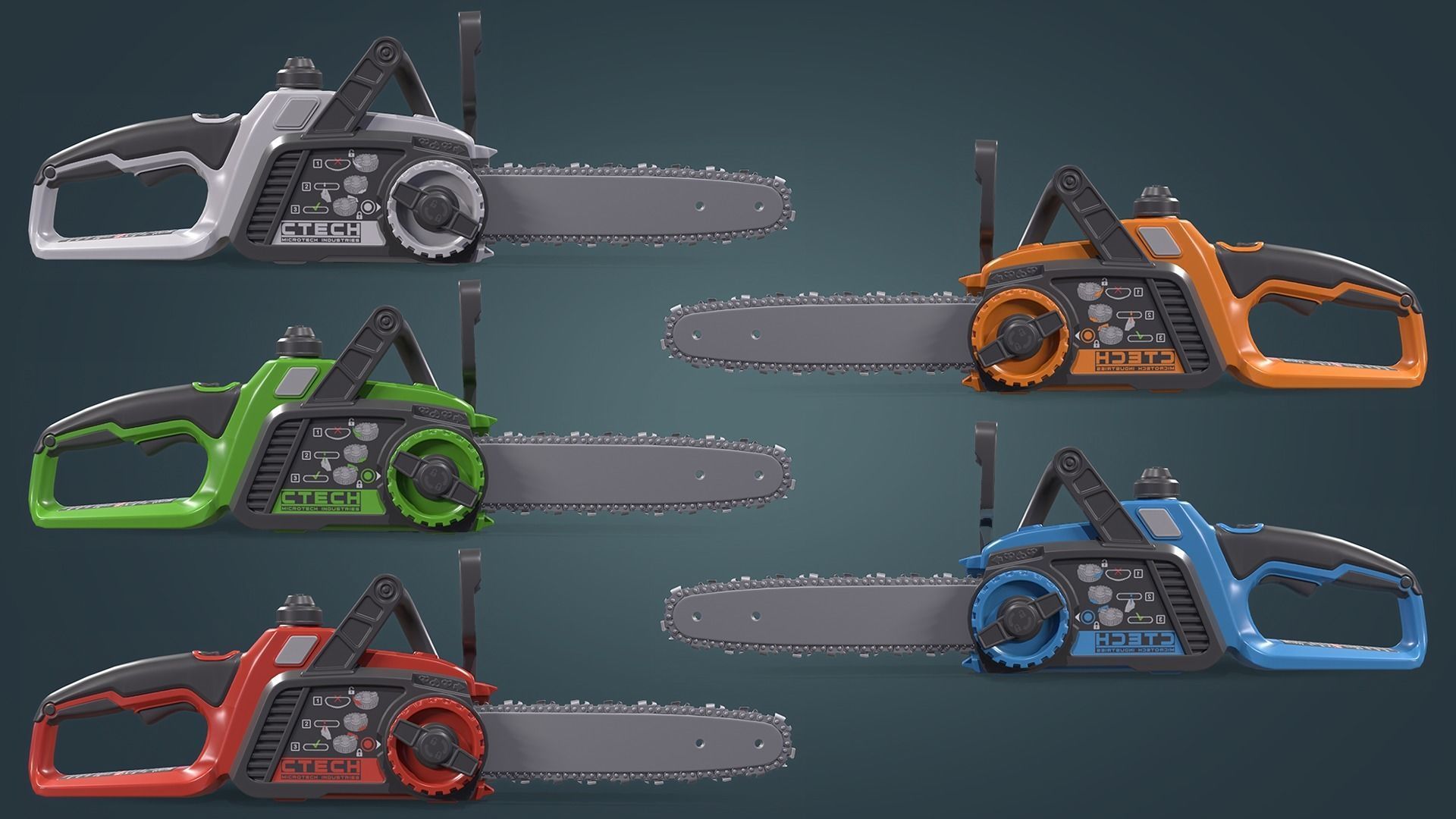 3D model Chainsaw VR / AR / lowpoly CGTrader