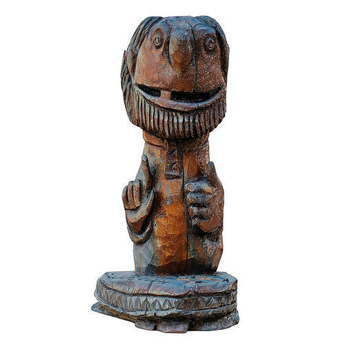 Park Sculpture Brownie 3D model CGTrader