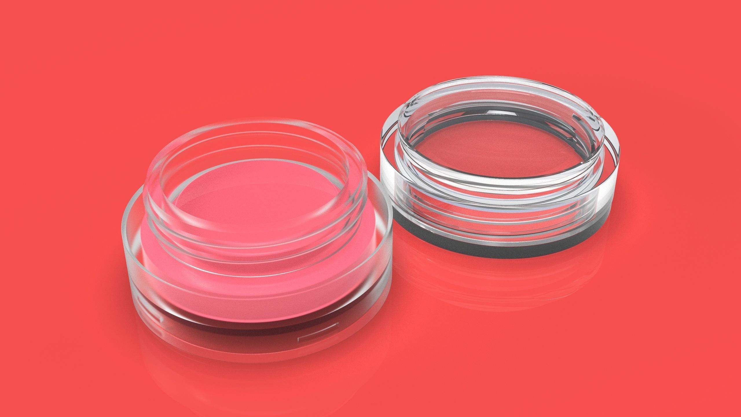 Stackable makeup jar 3D model CGTrader