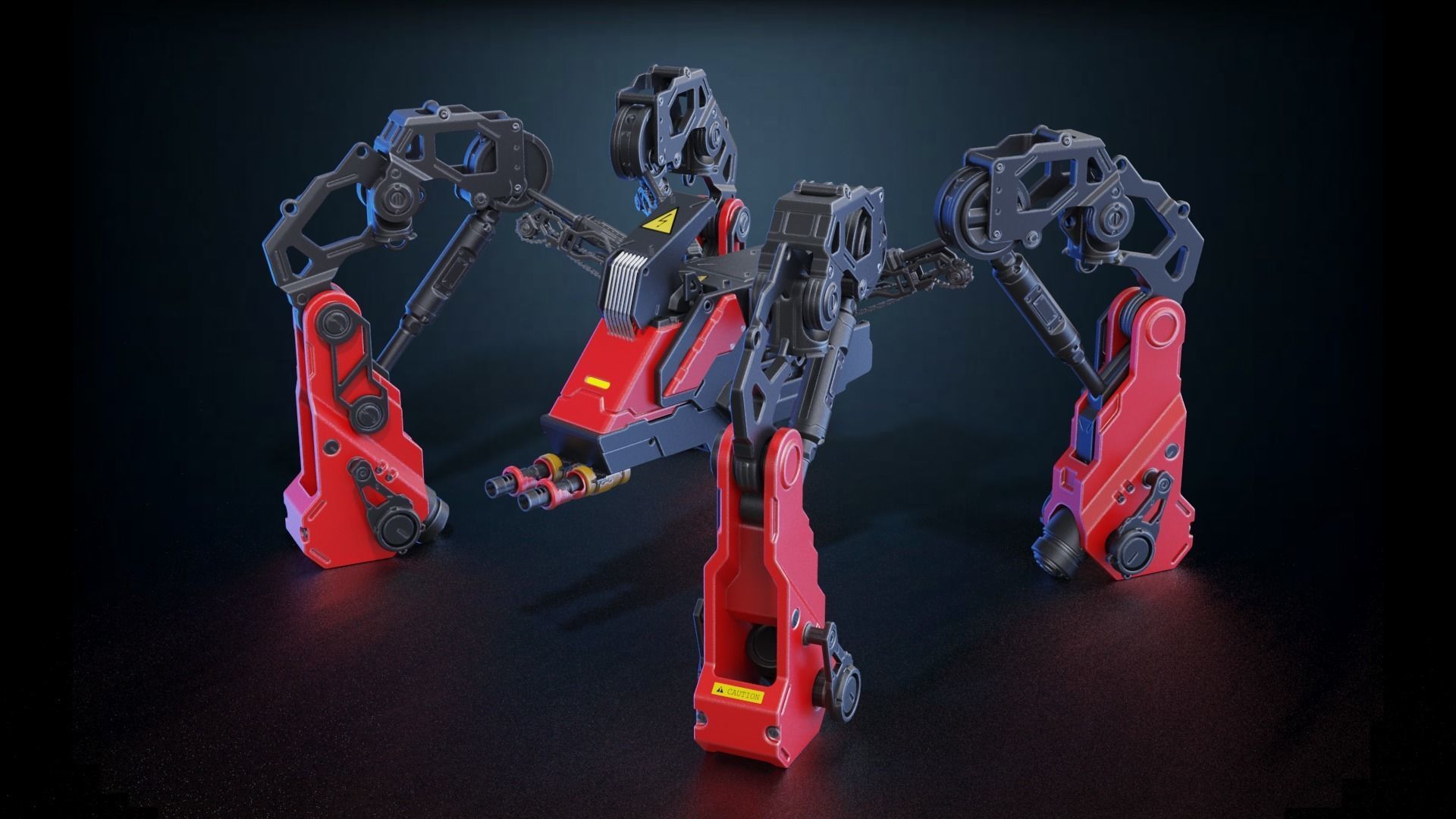 Spider Mech 3D model