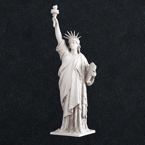 Statue of Liberty 360 3D model 3D printable CGTrader