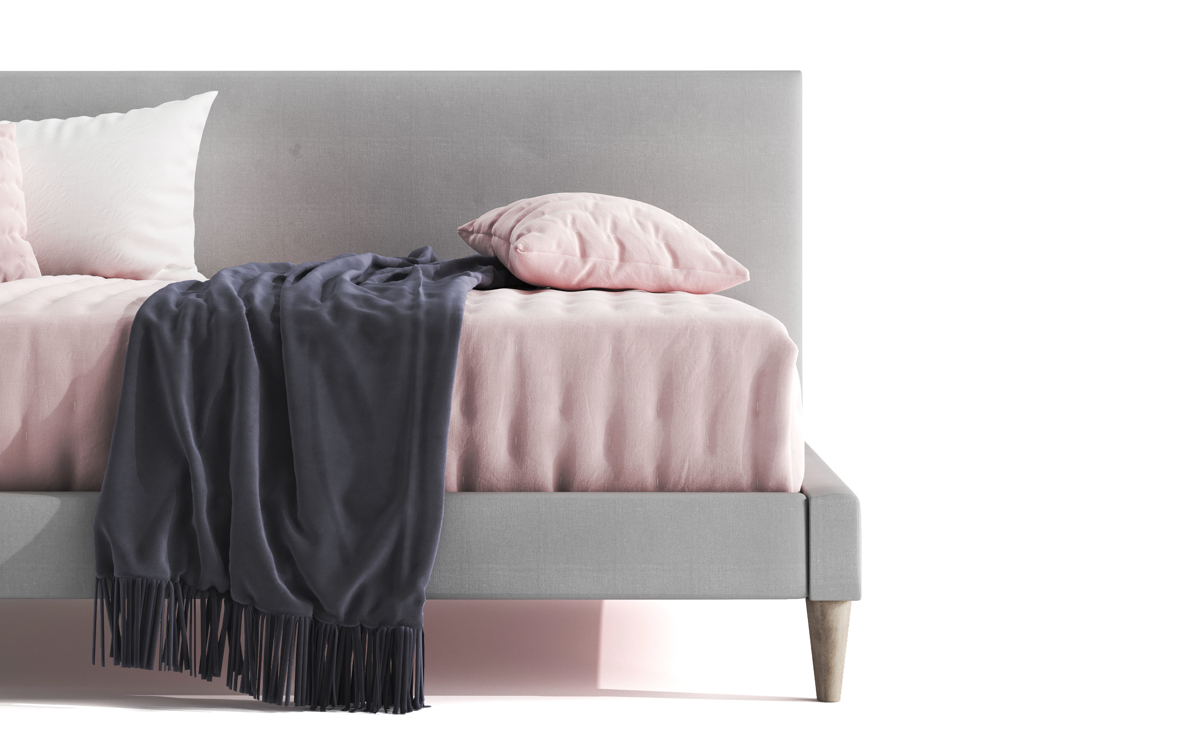 Pottery Barn corner timo bed free 3D model CGTrader