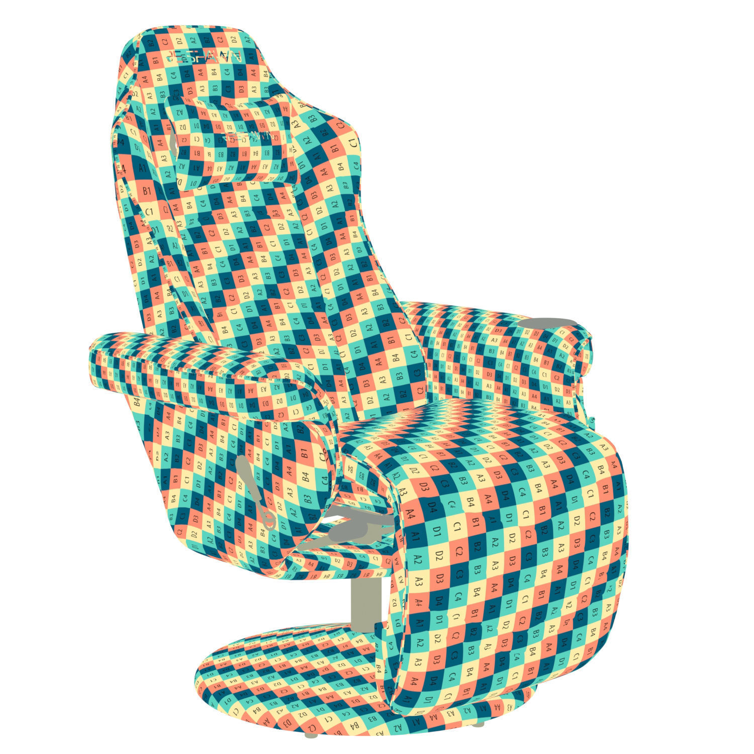 RESPAWN Gaming Recliner RSP 900 BLUE 3D model CGTrader