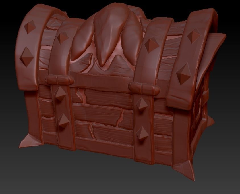 Sea of Thieves Chest of Rage 3D model 3D printable CGTrader