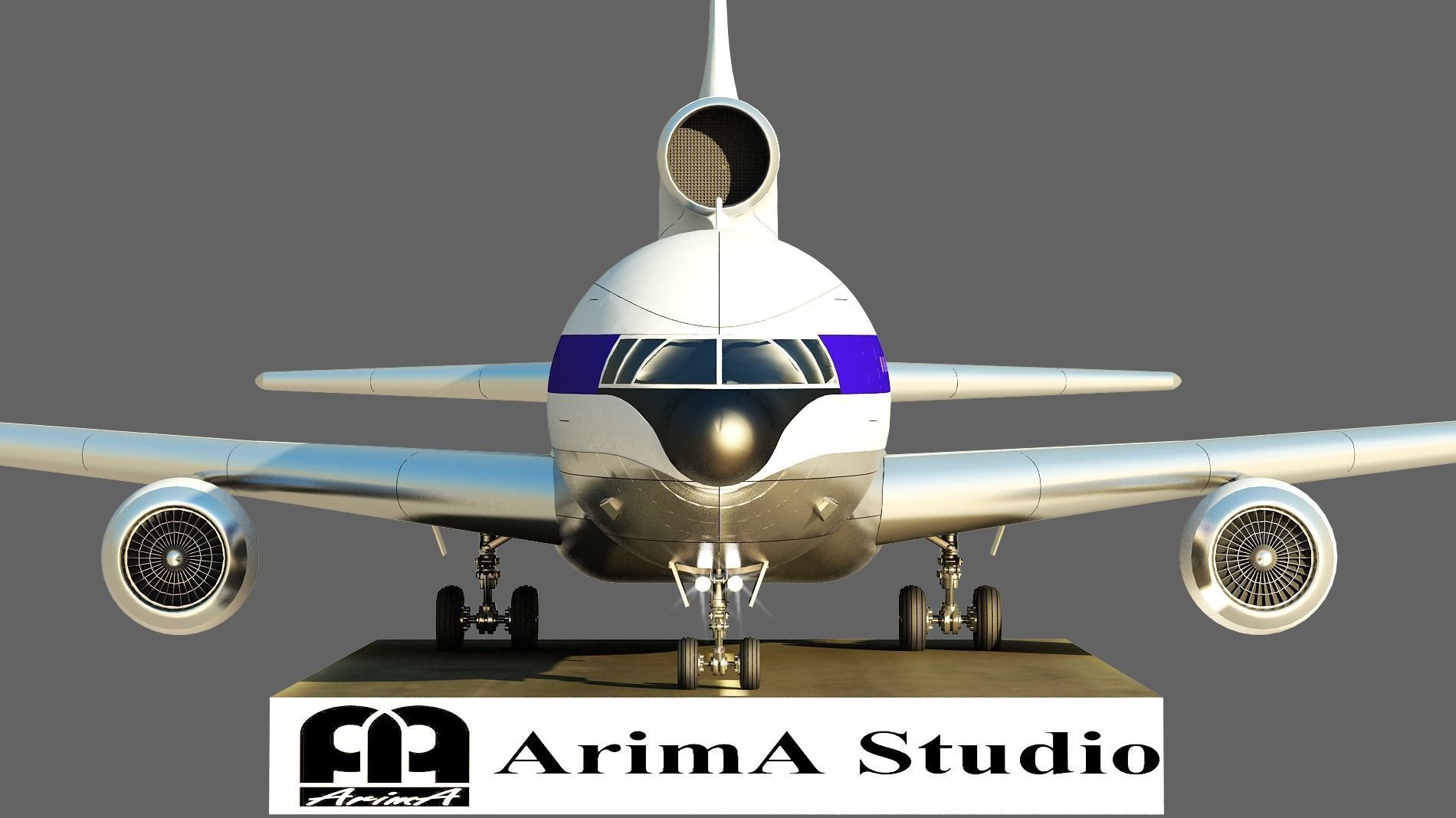3D model of Airplane Lockheed L-1011 TriStar 3D model | CGTrader