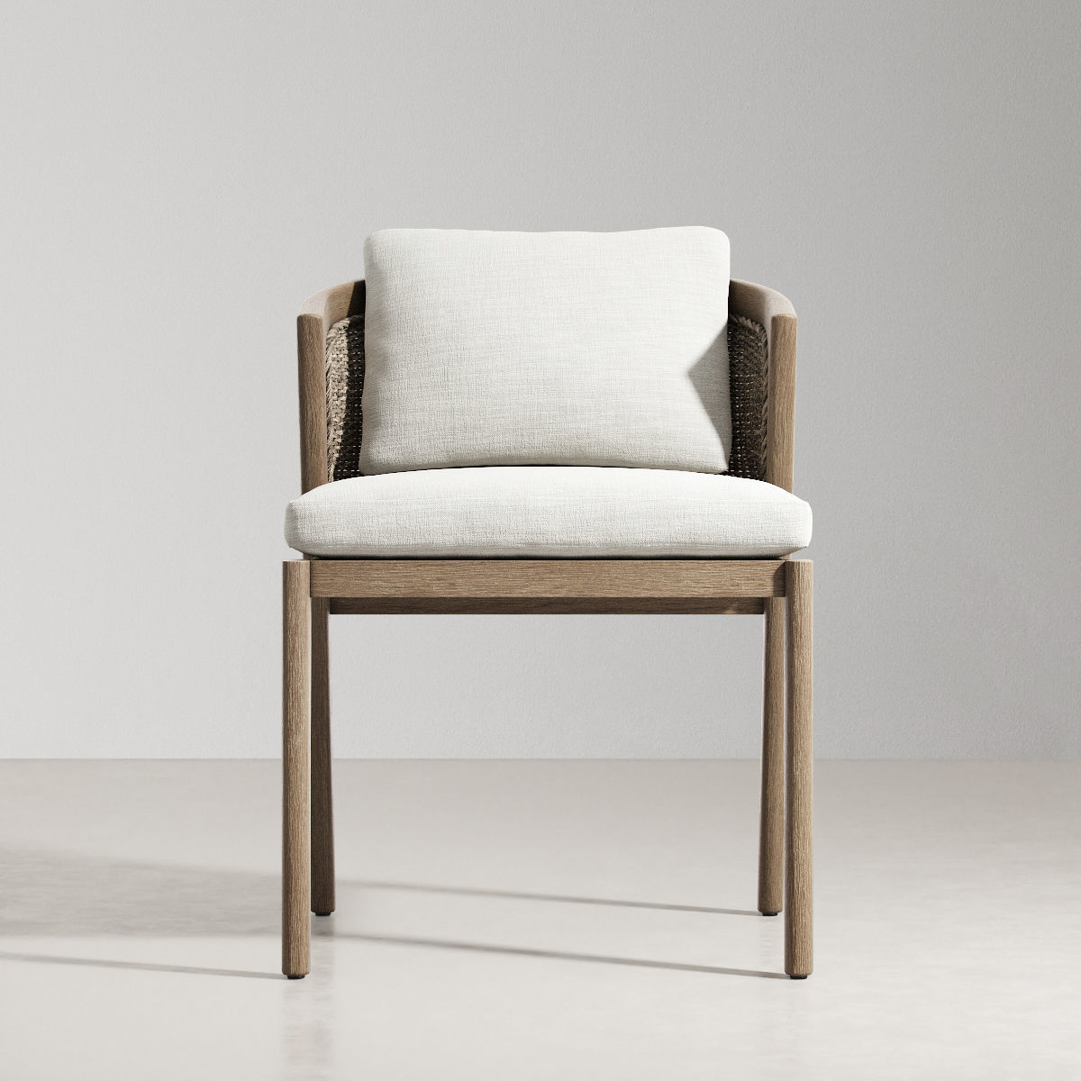 MALTA TEAK DINING SET 3D model CGTrader