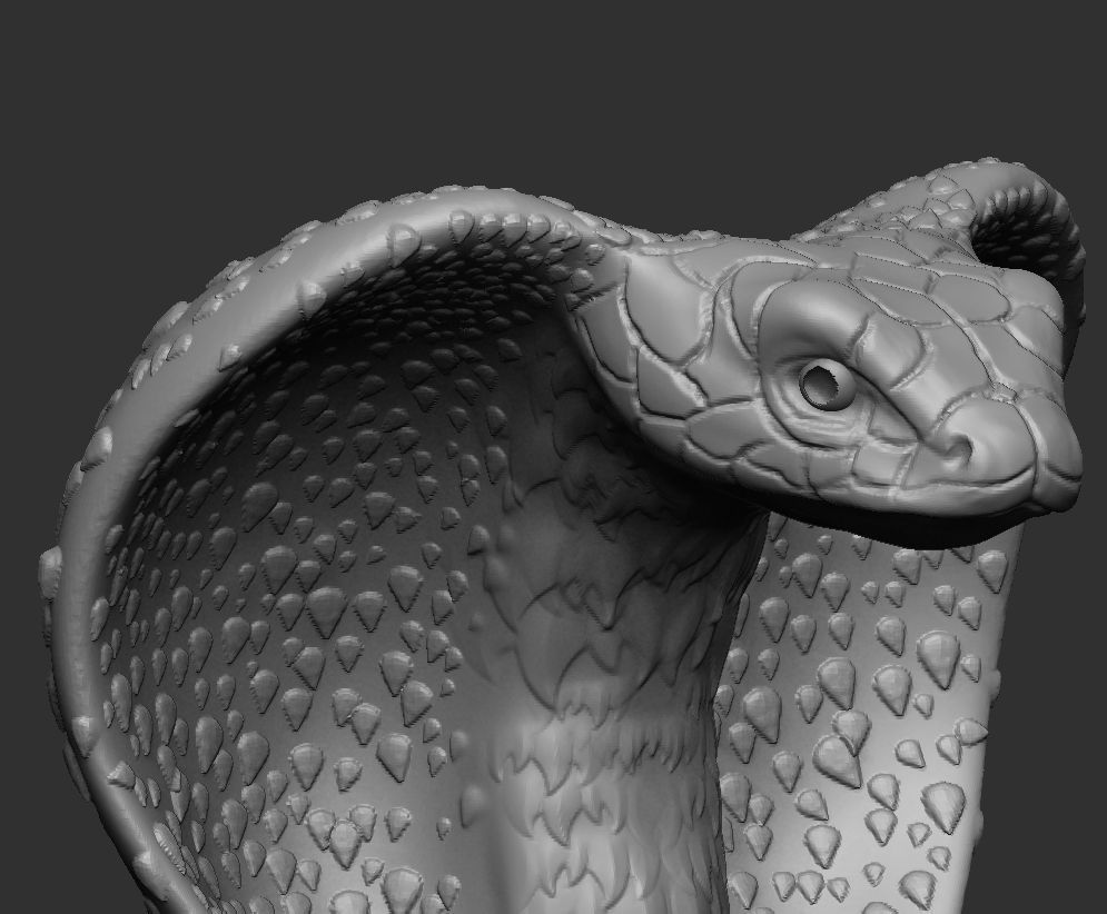 Snake 3D model 3D printable | CGTrader