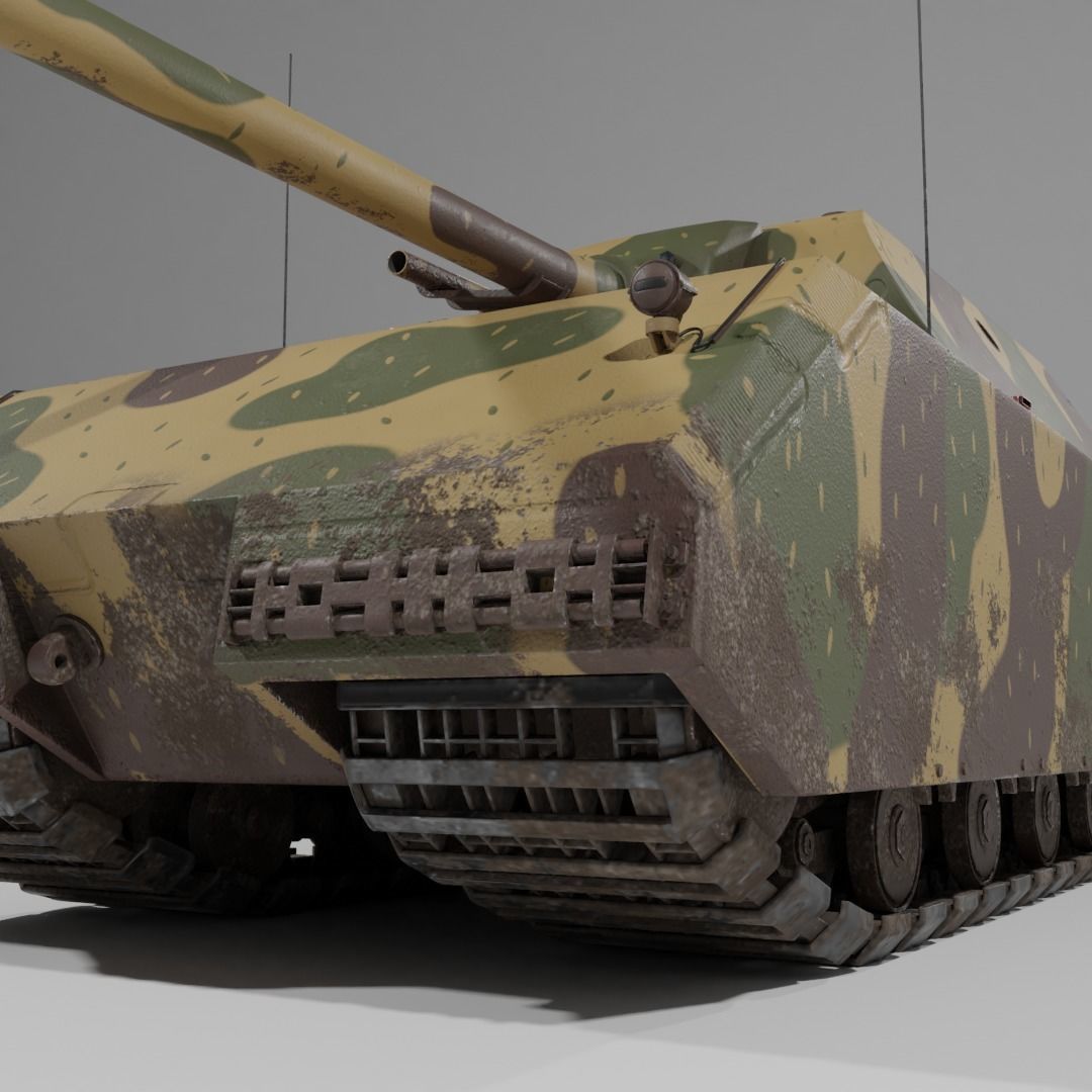 Panzerkampfwagen VIII Maus free 3D model | CGTrader