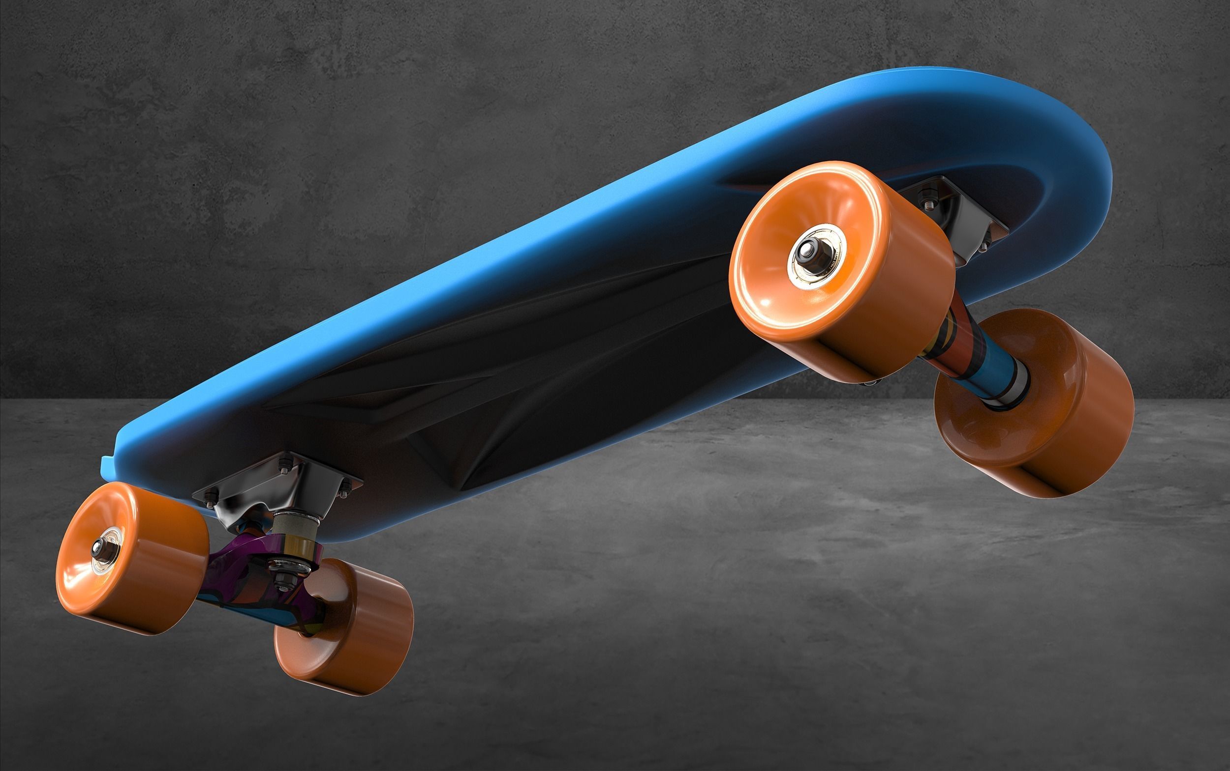 3D Skate board 3D model CGTrader