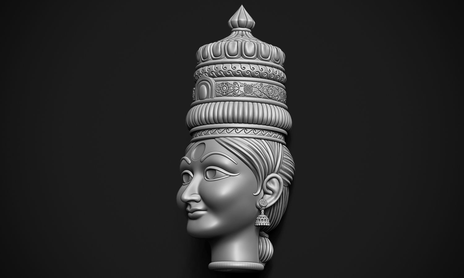 Goddess Head 3D model 3D printable | CGTrader