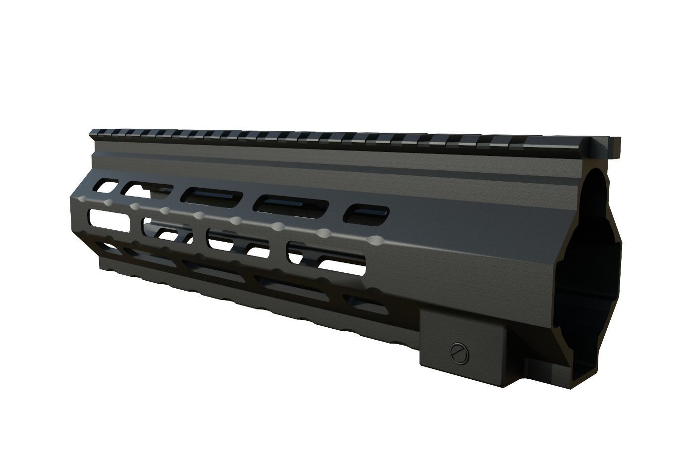 3D model MI-HK416-MR556 Handguard M-LOK Compatible Carbine VR / AR ...