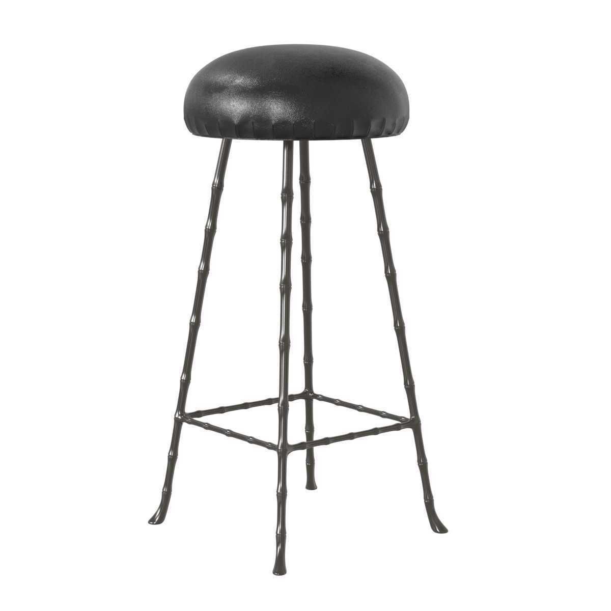 Rose uniacke high upholstered bar stool 3D model CGTrader