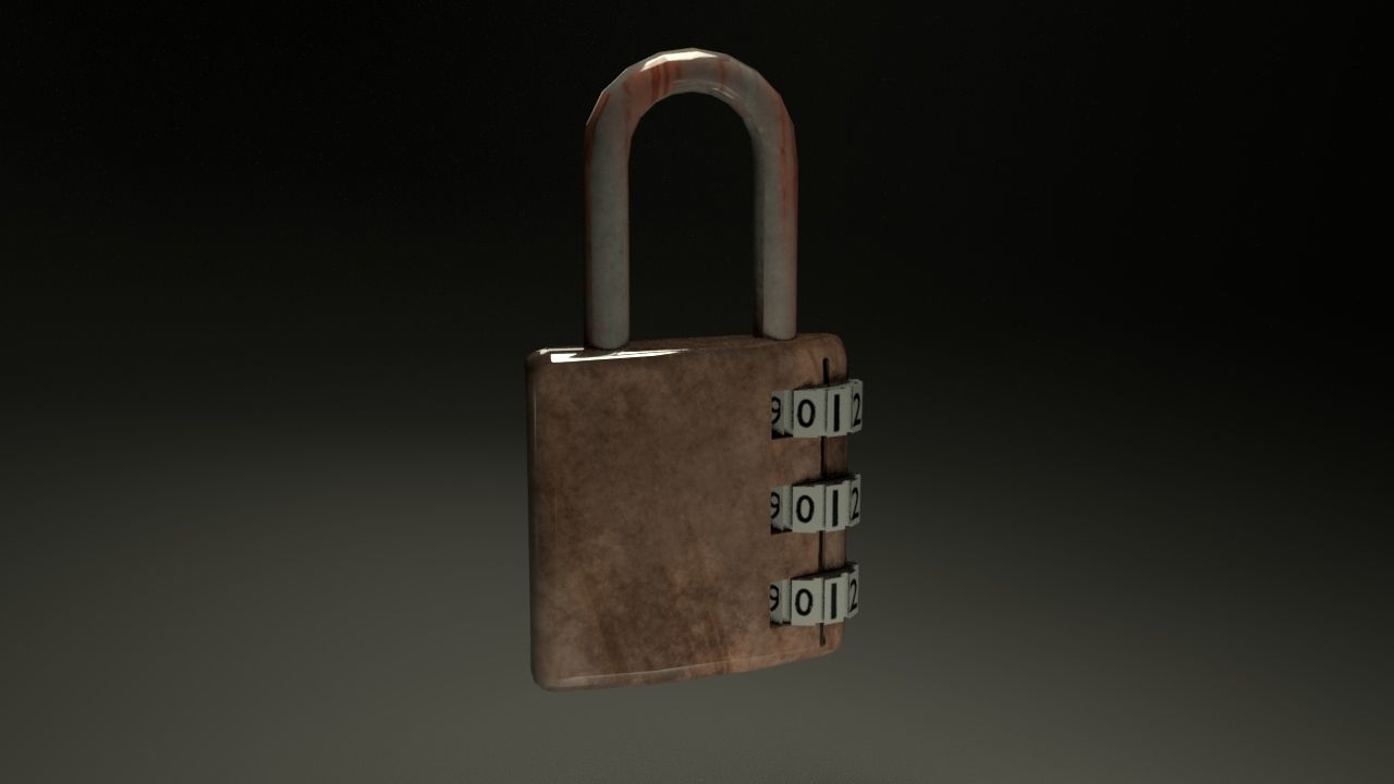 Padlock Unity FBX 3D Model VR / AR ready | CGTrader