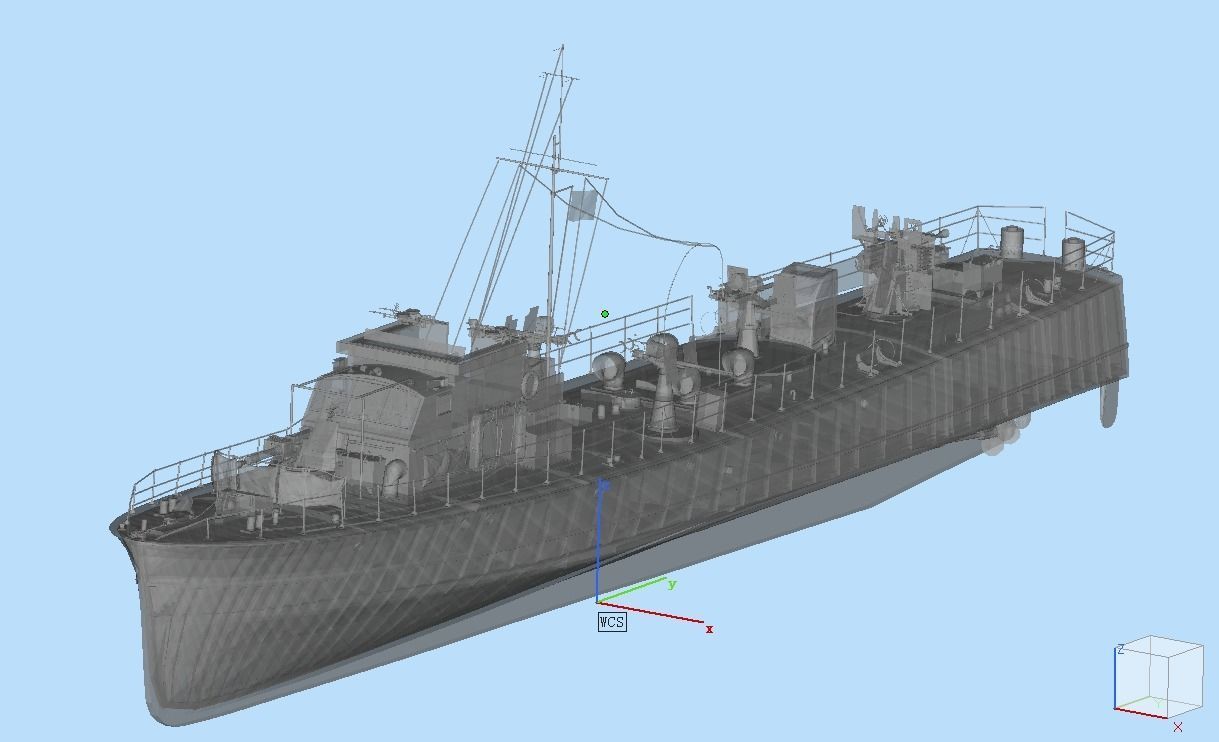 Fairmile Class C Gunboat 3D Model Rigged CGTrader fairmile-class-c-gunboat-3d-model-rigged-cgtrader