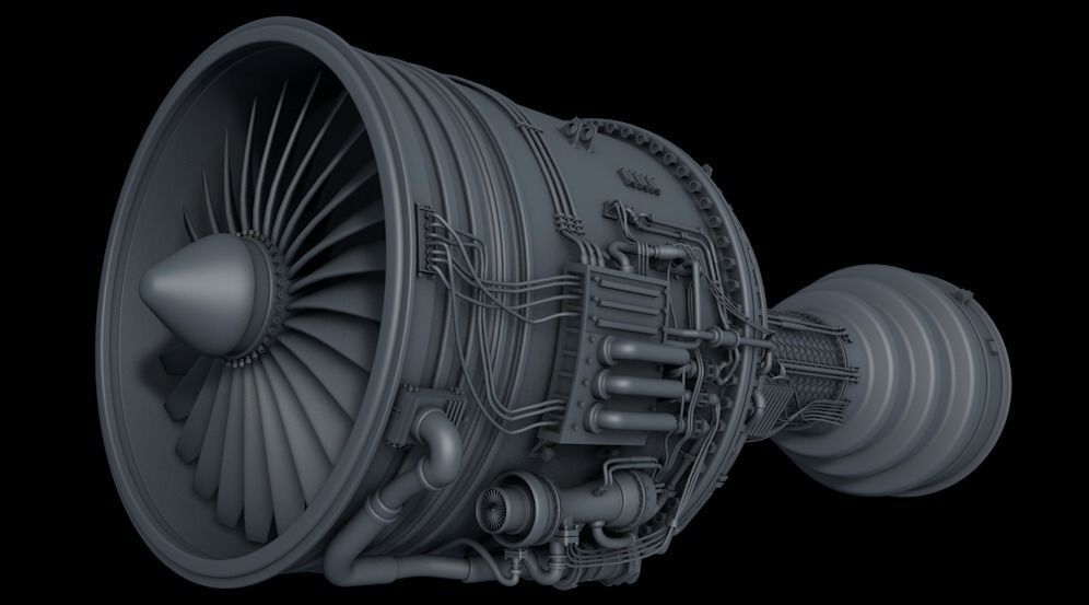 engine jet pack 3D model CGTrader