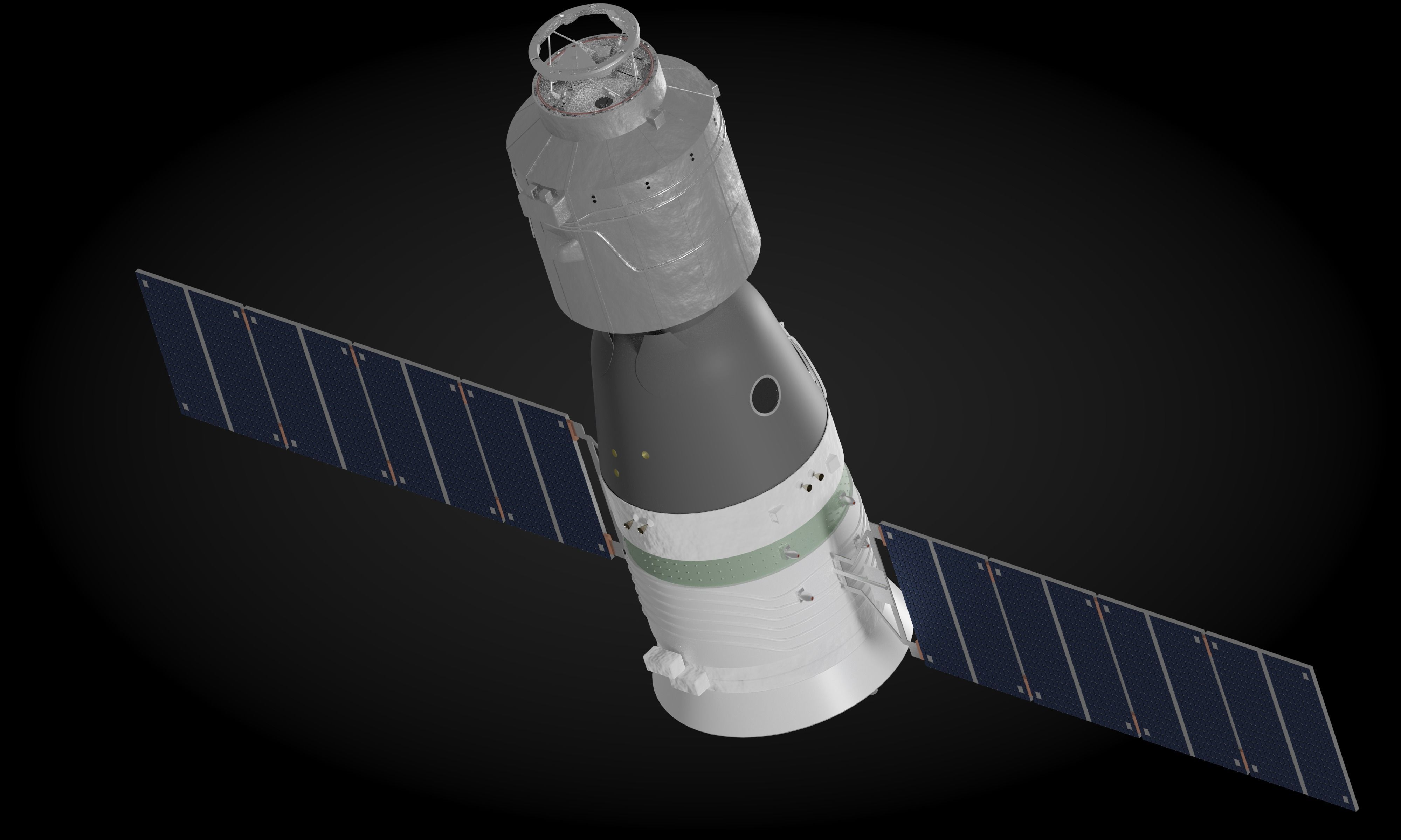 Shenzhou spacecraft 3D model CGTrader