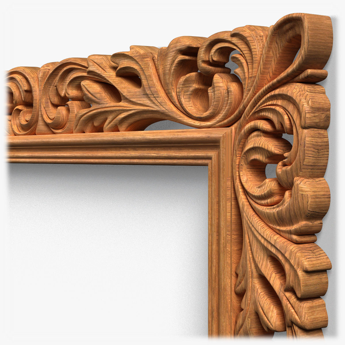 Frame0068 ornate frame 3D model CGTrader