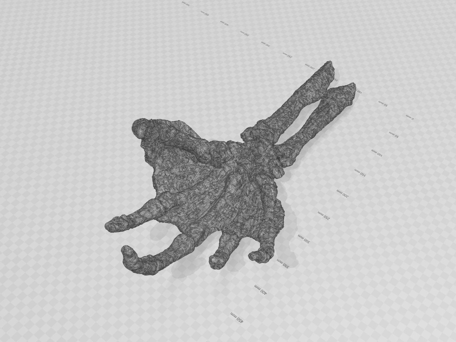 Creature From The Black Lagoon Fossil Hand 3D model 3D printable | CGTrader