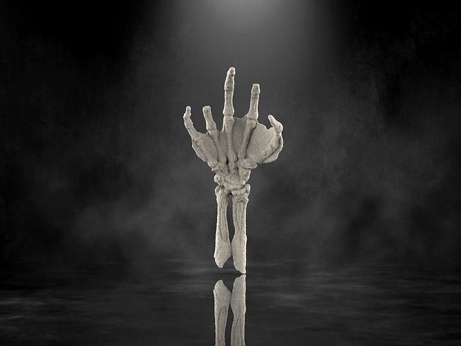 Creature From The Black Lagoon Fossil Hand 3D model 3D printable | CGTrader