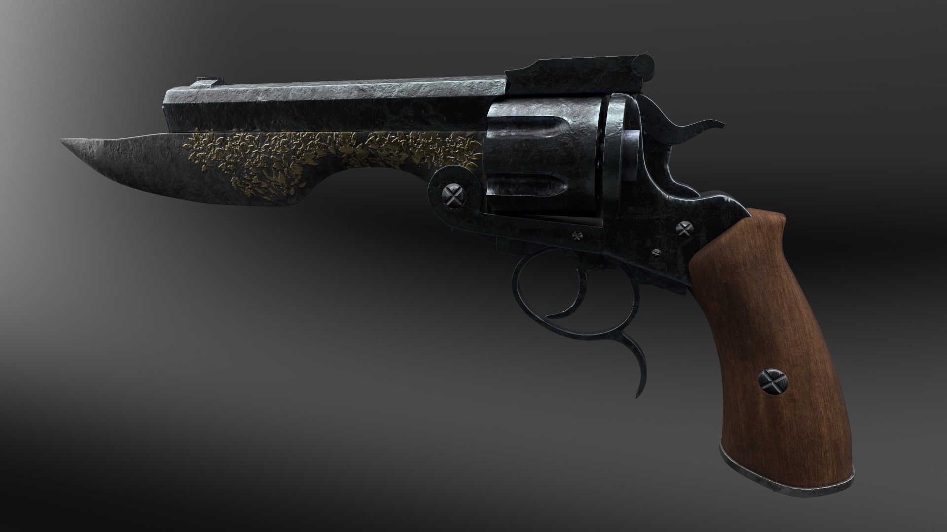 Gunblade 3D model | CGTrader