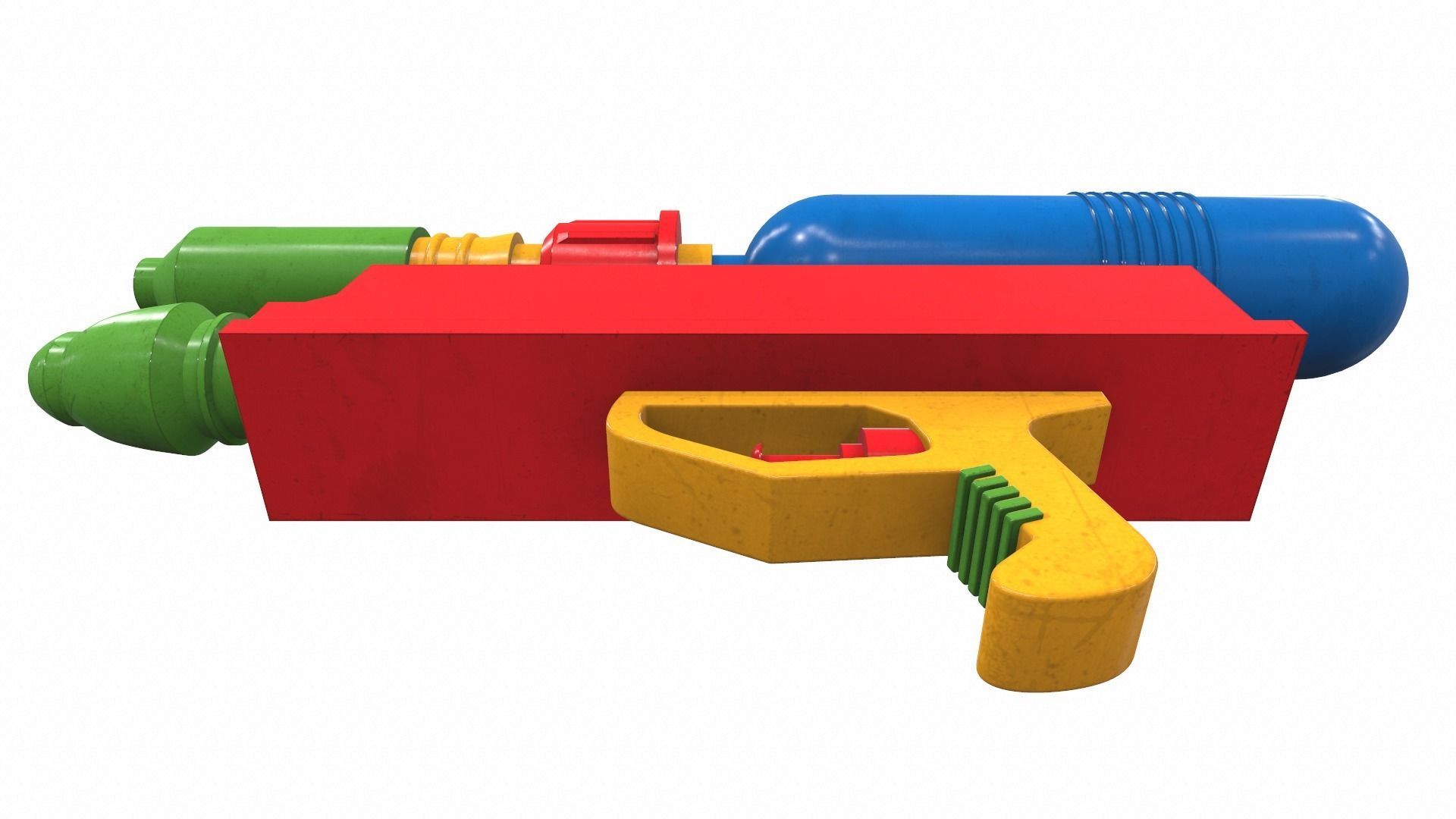 Toy water gun 2 3D model CGTrader