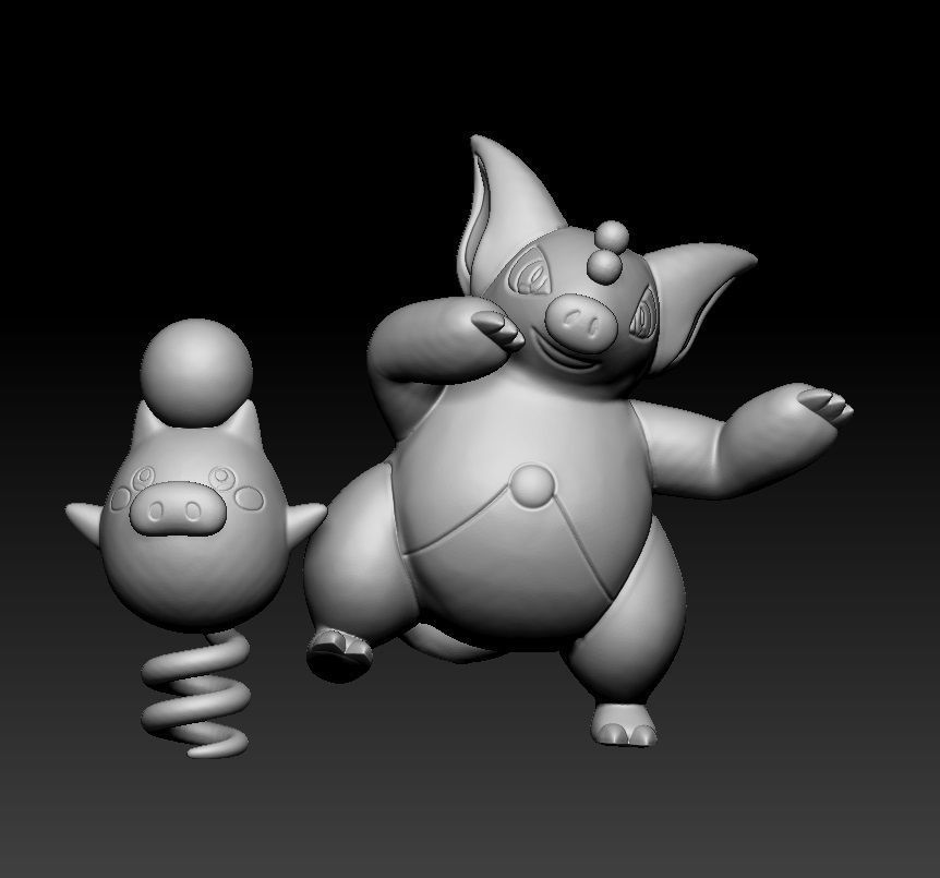 Pokemon Spoink Grumpig 3D Model 3D Printable CGTrader Pokemon Spoink Grumpig 3D Model 3D Printable CGTrader