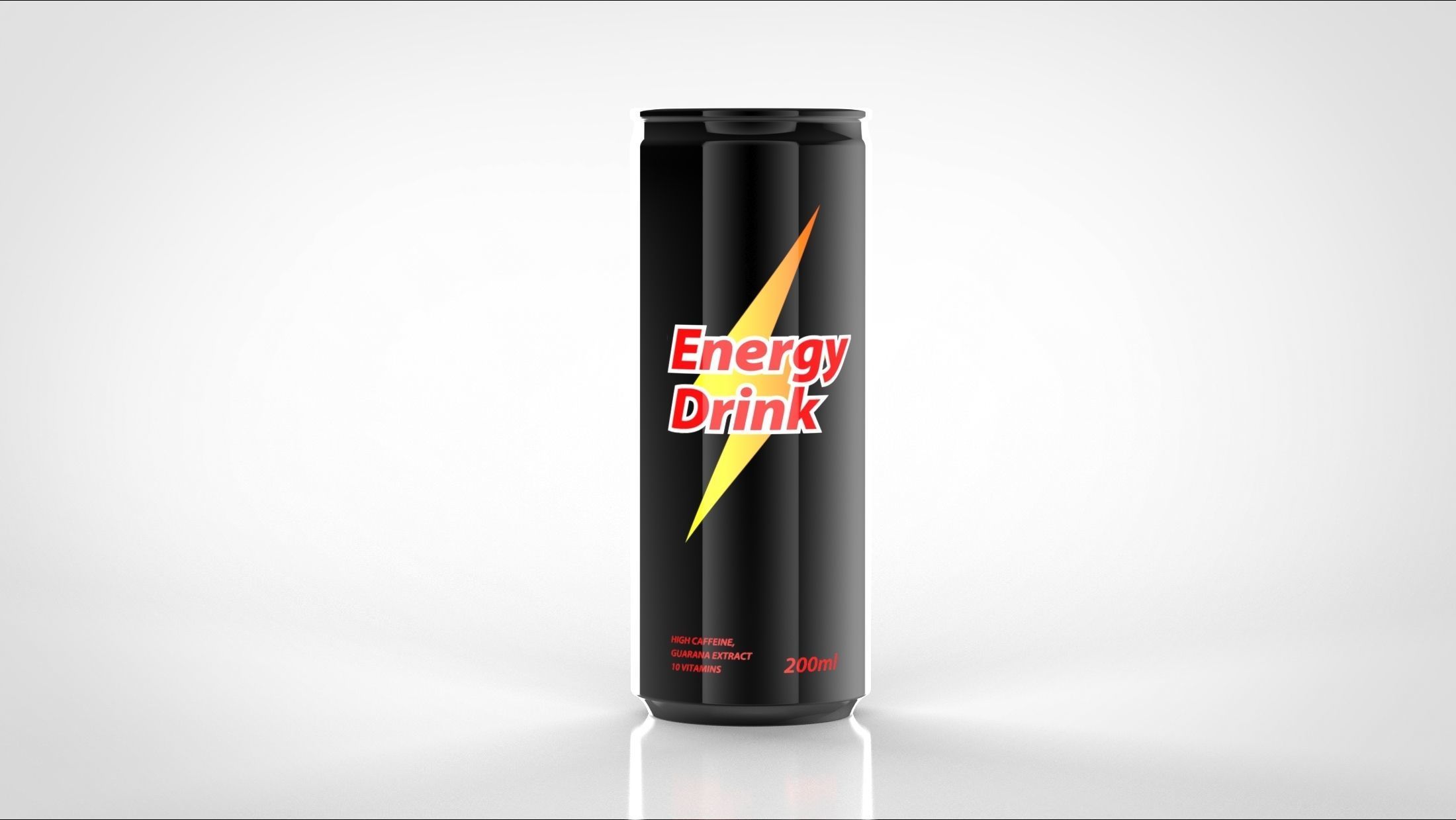 energy drink 3D CGTrader