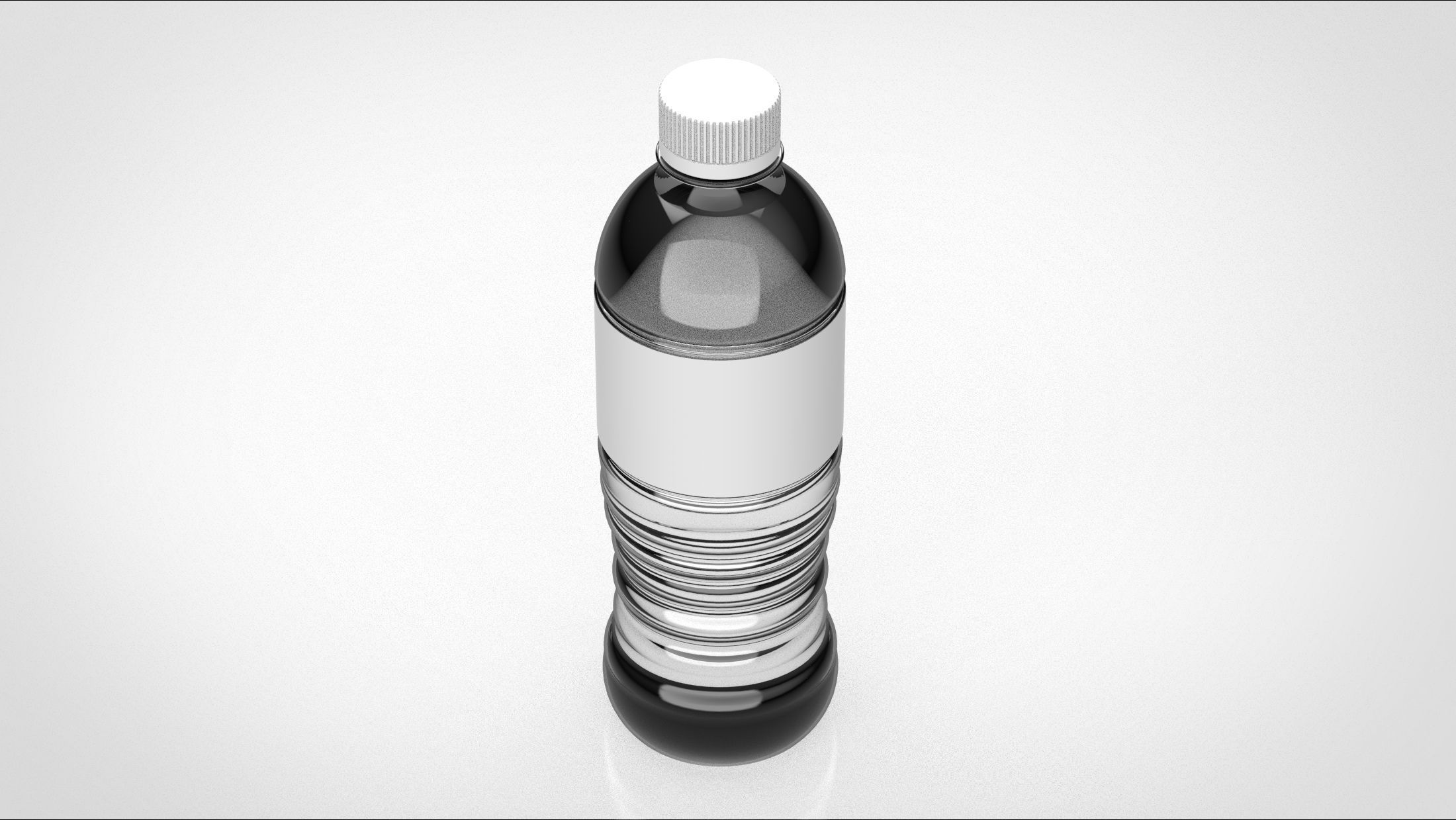 Water pet bottle 3D model CGTrader