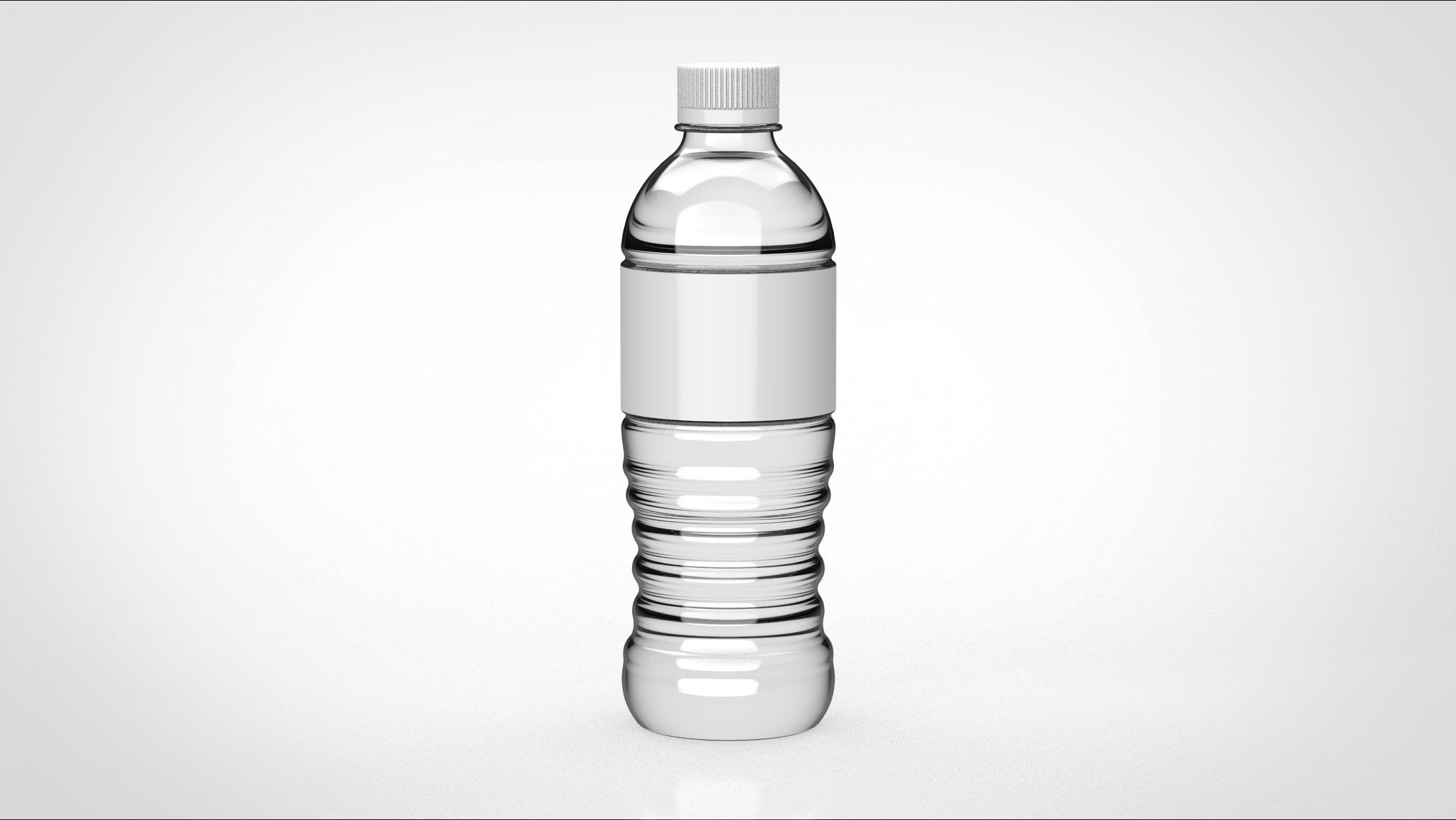 Water pet bottle 3D model CGTrader