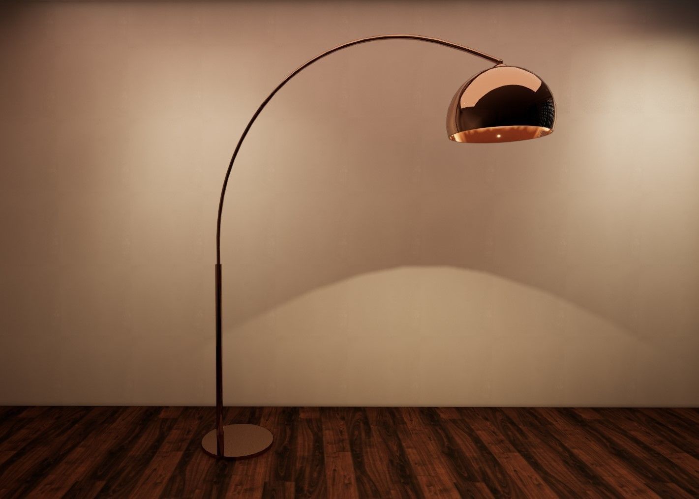 Arc floor lamp Revit 2018 free 3D model CGTrader