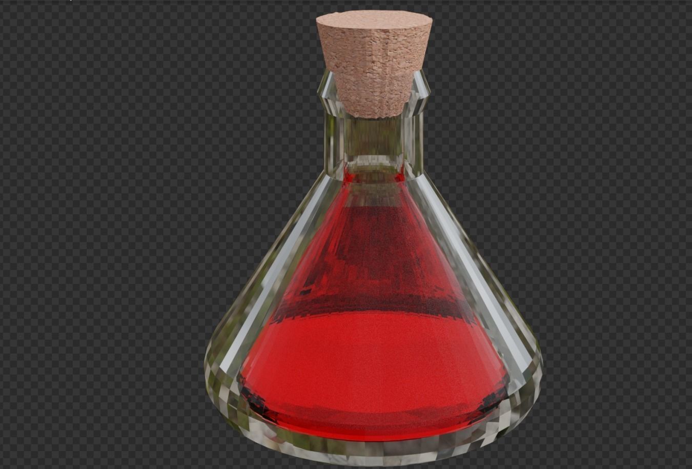 Science test tube 3D asset CGTrader