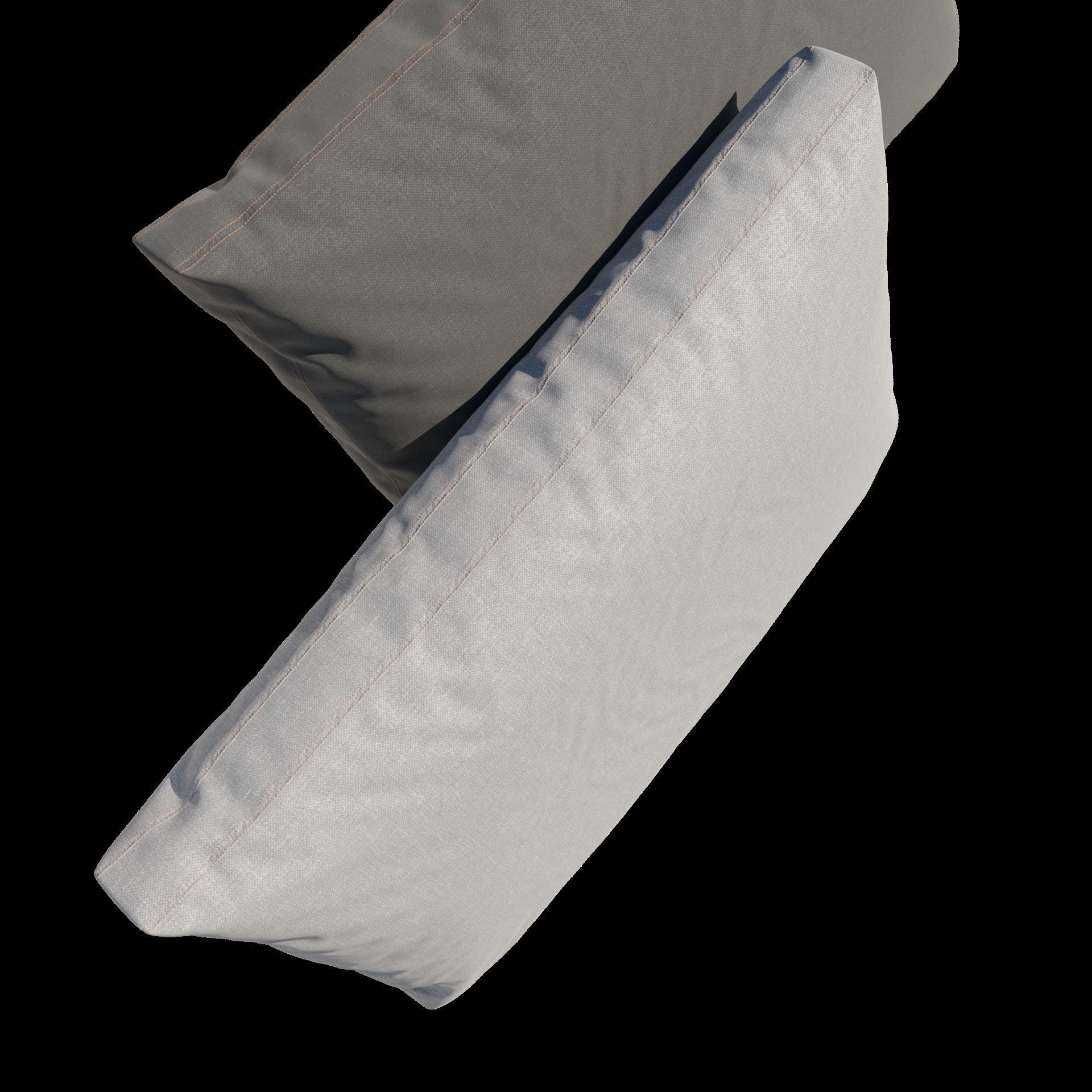Sofa Cushion With Stitching 3D model CGTrader