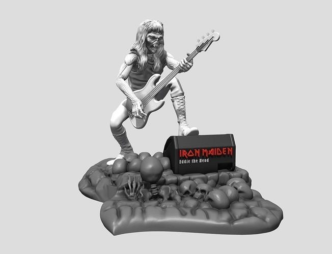 3d Printable Iron Maiden