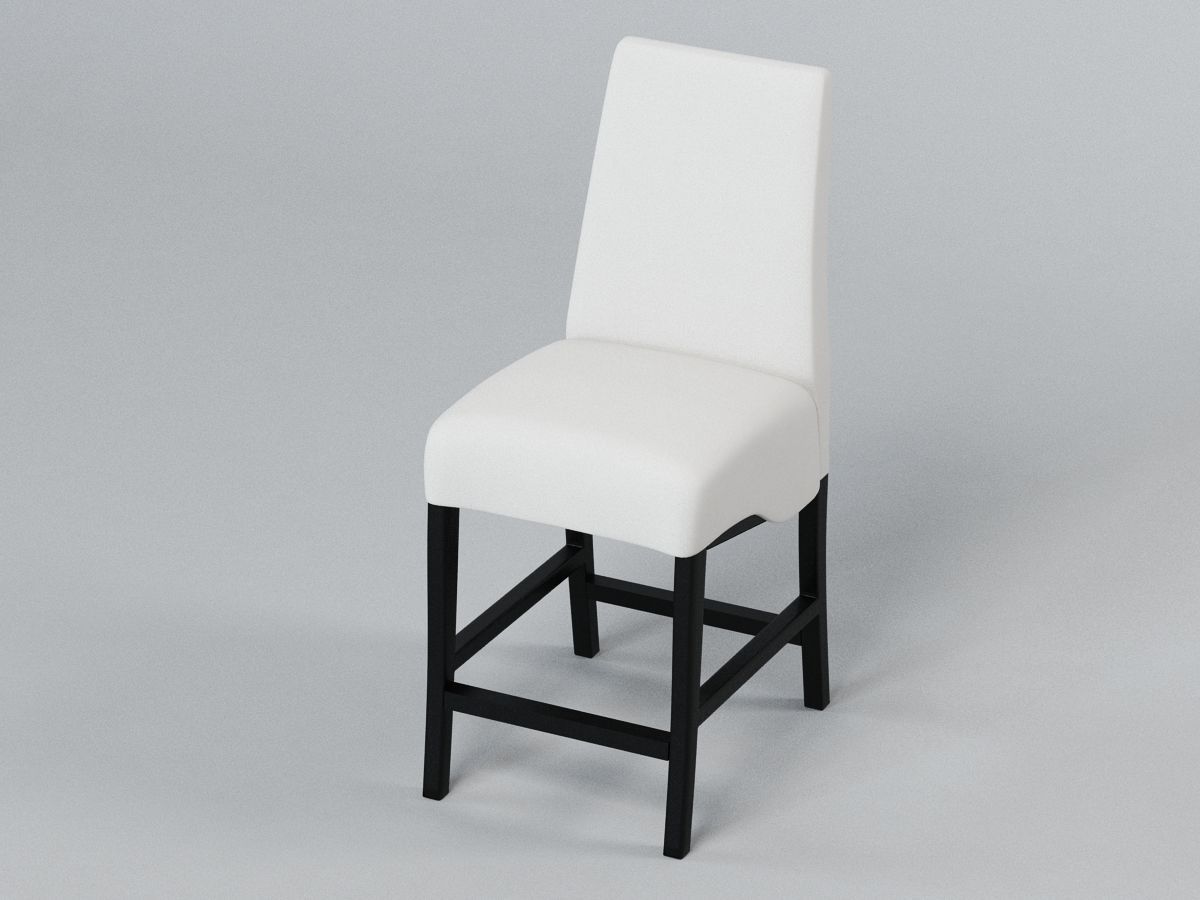 Lazarus 24 Bar Stool With Cushion By Wade Logan 3d Model